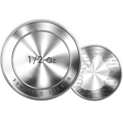 1/2 Oz Silver Bullion