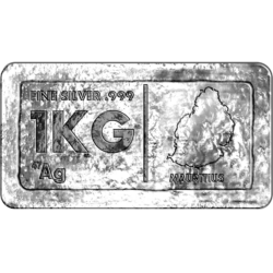 1kg Silver Cast Bar